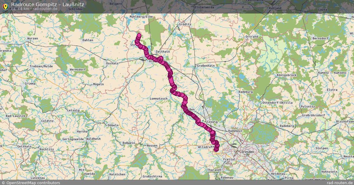 Radtour Gompitz – Bischofswerda