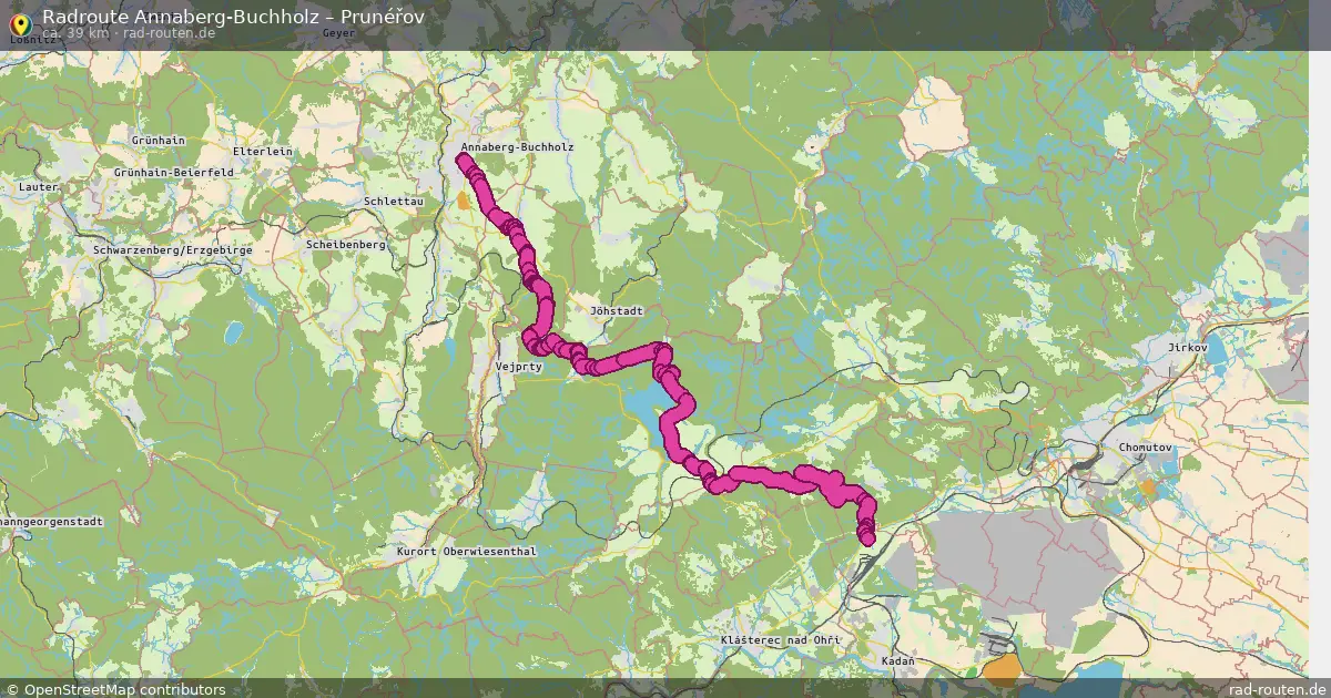 Radtour Annaberg-Buchholz – Prunéřov