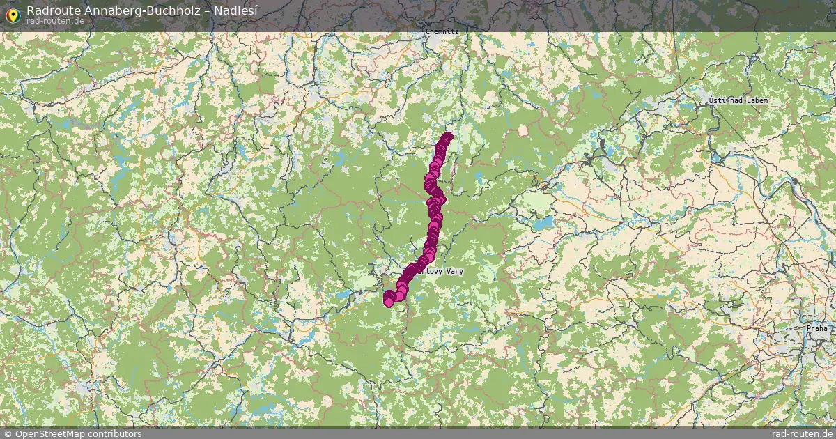 Radtour Annaberg-Buchholz – Nadlesí