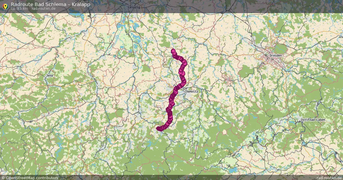 Radtour Bad Schlema – Kralapp