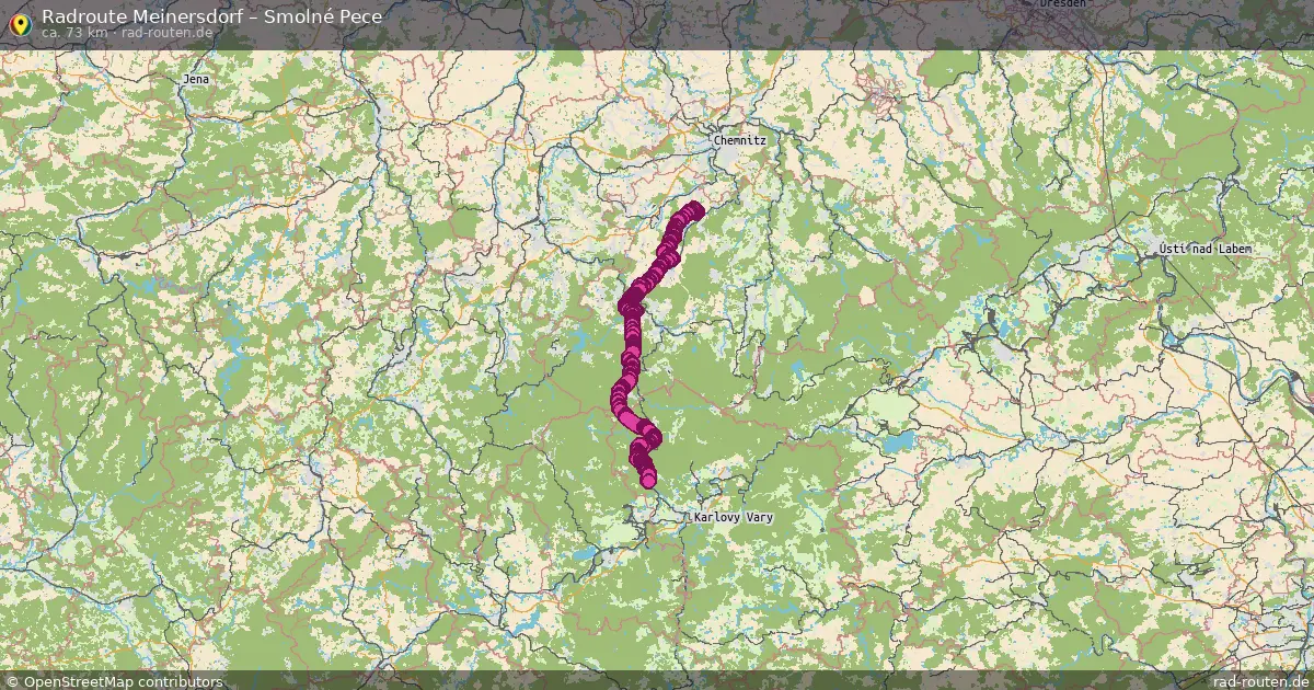 Radtour Meinersdorf – Smolné Pece