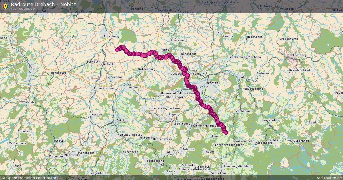 Radtour Drebach – Nobitz