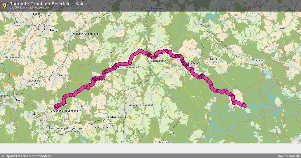 Radtour Grünhain-Beierfeld – Kalek