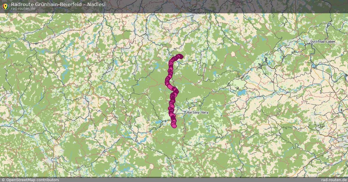 Radtour Grünhain-Beierfeld – Nadlesí
