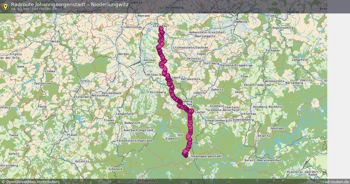 Radtour Johanngeorgenstadt – Niederlungwitz