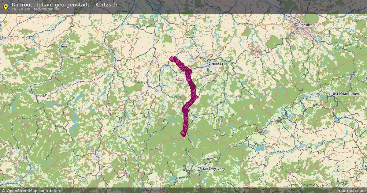 Radtour Johanngeorgenstadt – Kertzsch