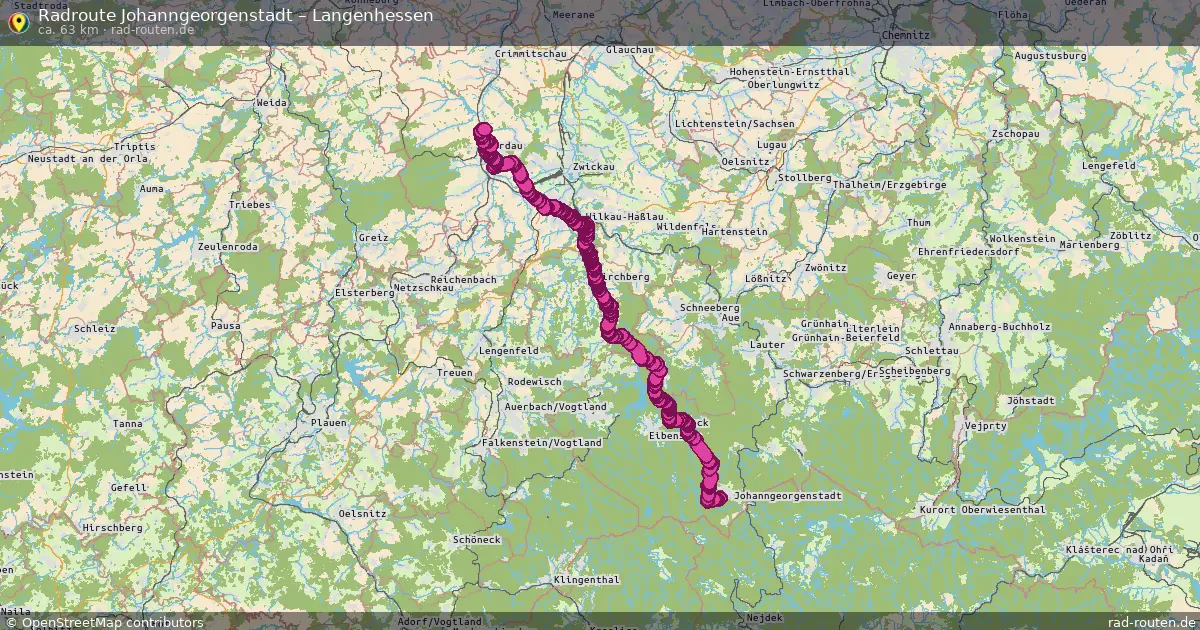 Radtour Johanngeorgenstadt – Langenhessen
