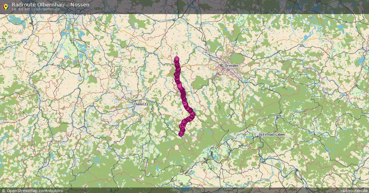 Radtour Olbernhau – Nossen