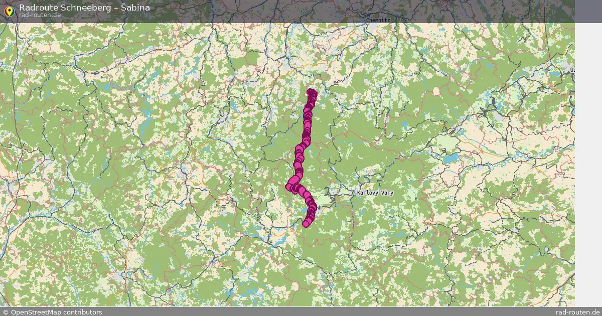 Radtour Schneeberg – Šabina