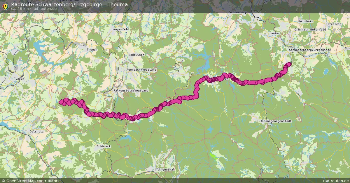 Radtour Schwarzenberg Erzgebirge – Theuma