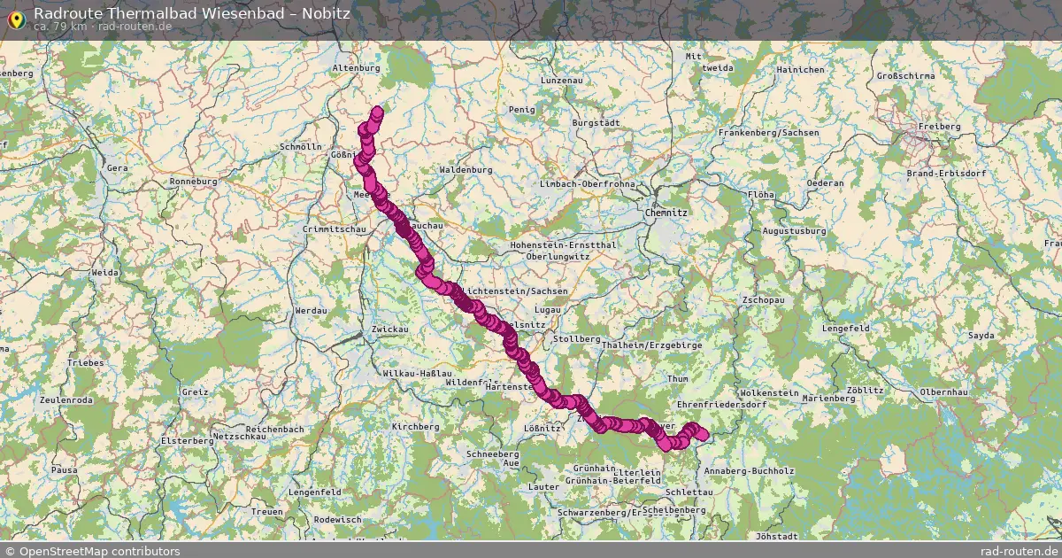 Radtour Thermalbad Wiesenbad – Nobitz