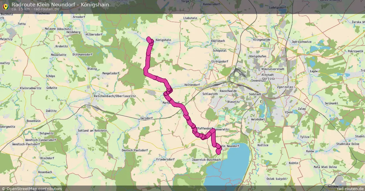 Radtour Klein Neundorf – Königshain