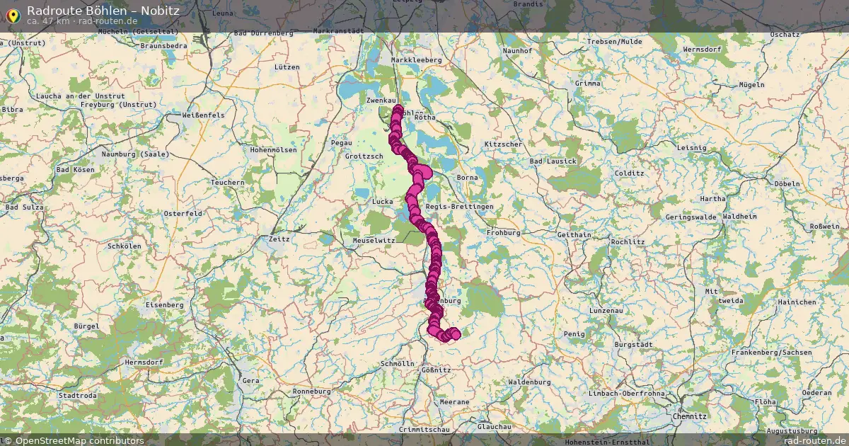 Radtour Böhlen – Nobitz