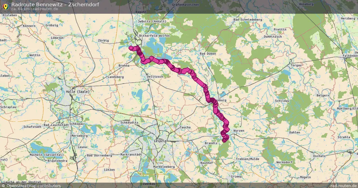 Radtour Bennewitz – Zscherndorf
