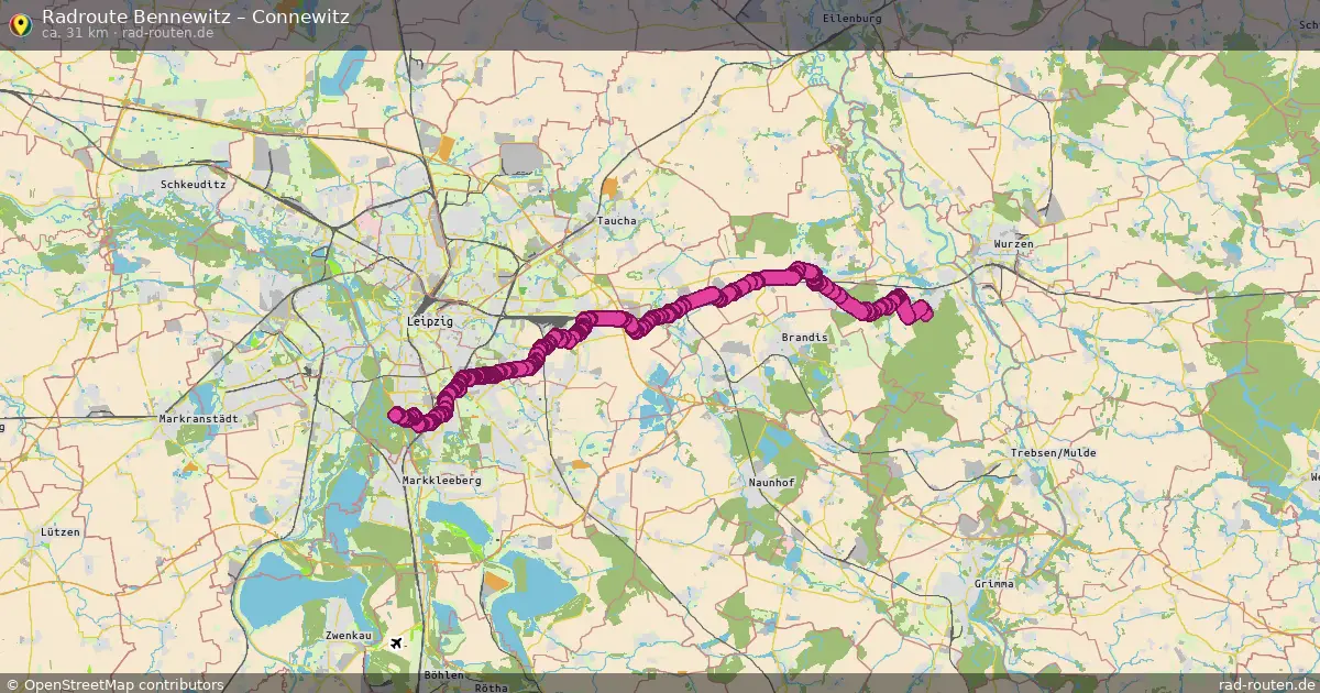 Radtour Bennewitz – Connewitz
