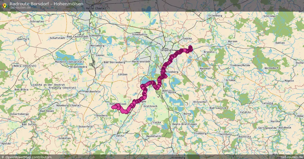 Radtour Borsdorf – Hohenmölsen