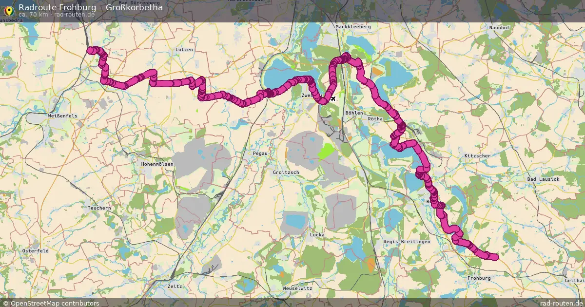 Radtour Frohburg – Großkorbetha