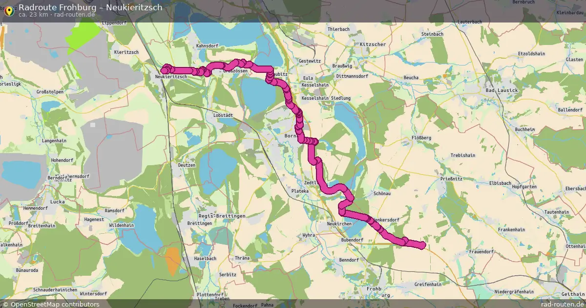 Radtour Frohburg – Neukieritzsch