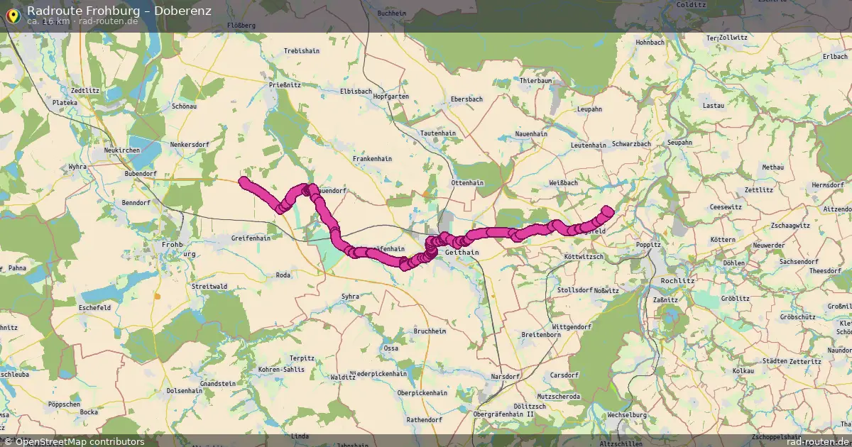 Radtour Frohburg – Doberenz