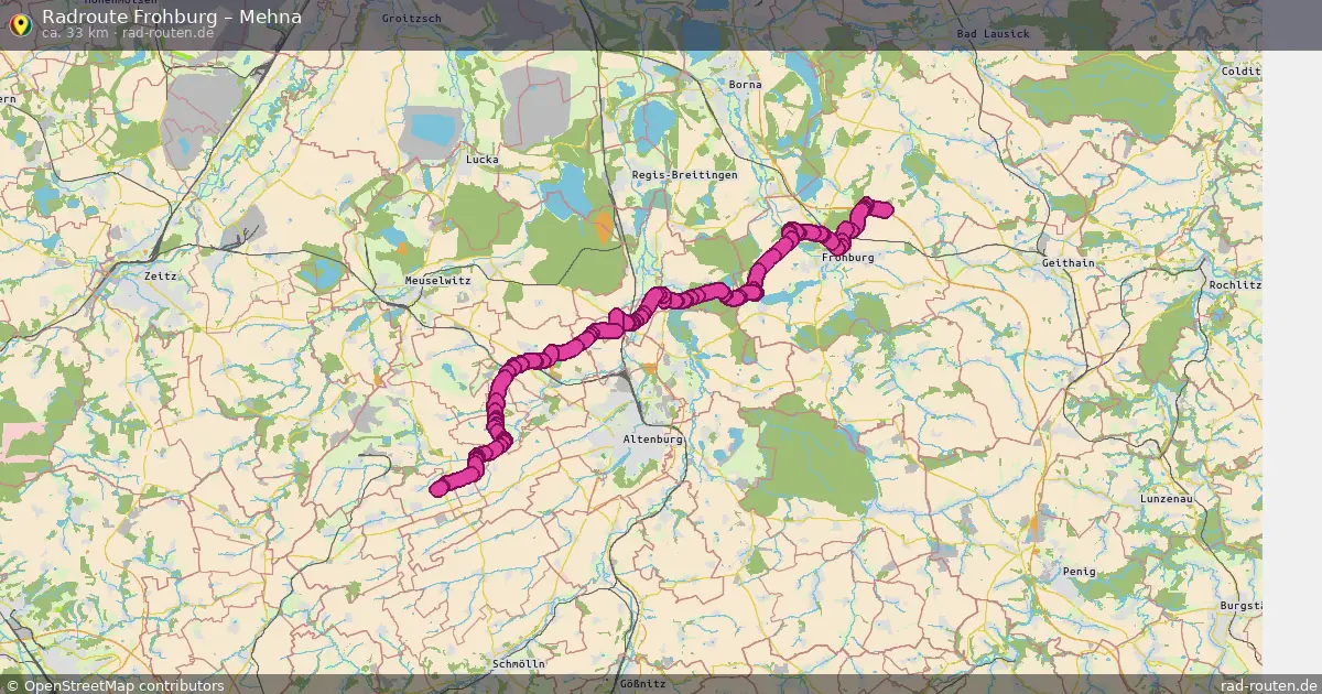 Radtour Frohburg – Mehna