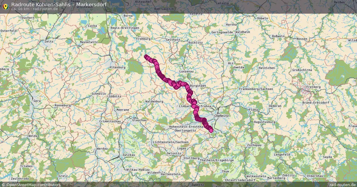 Radtour Kohren-Sahlis – Markersdorf