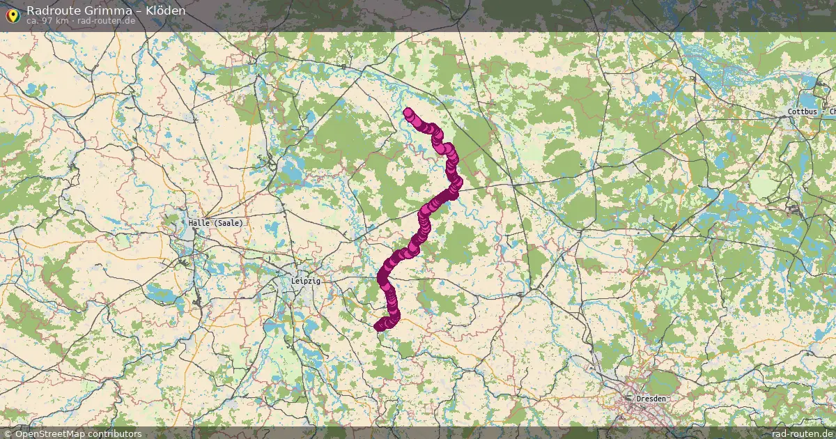 Radtour Grimma – Klöden