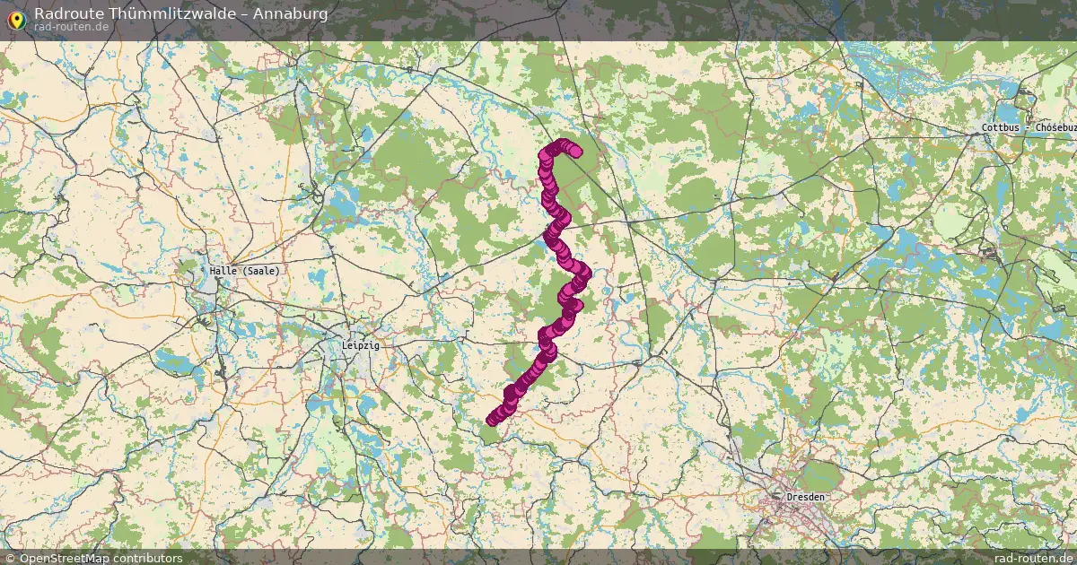 Radtour Thümmlitzwalde – Annaburg
