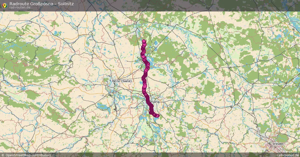 Radtour Großpösna – Sollnitz