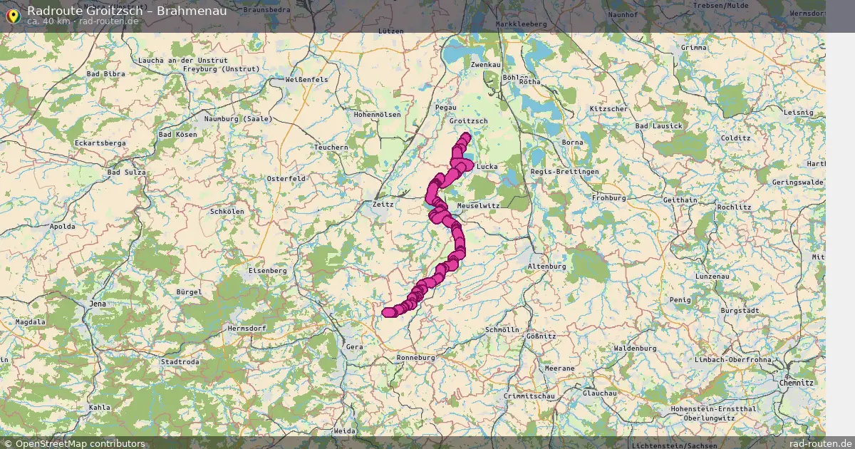 Radtour Groitzsch – Brahmenau