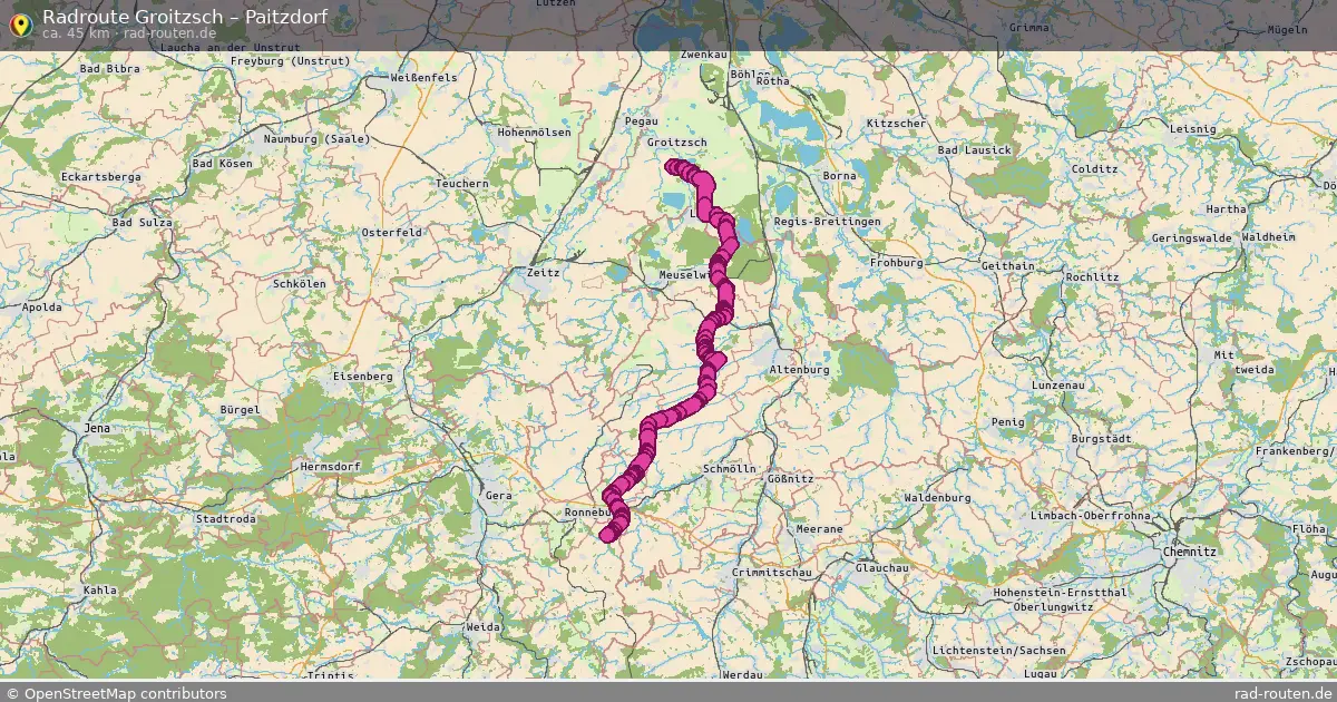 Radtour Groitzsch – Paitzdorf