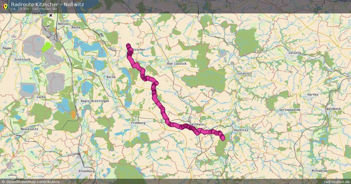 Radtour Kitzscher – Noßwitz
