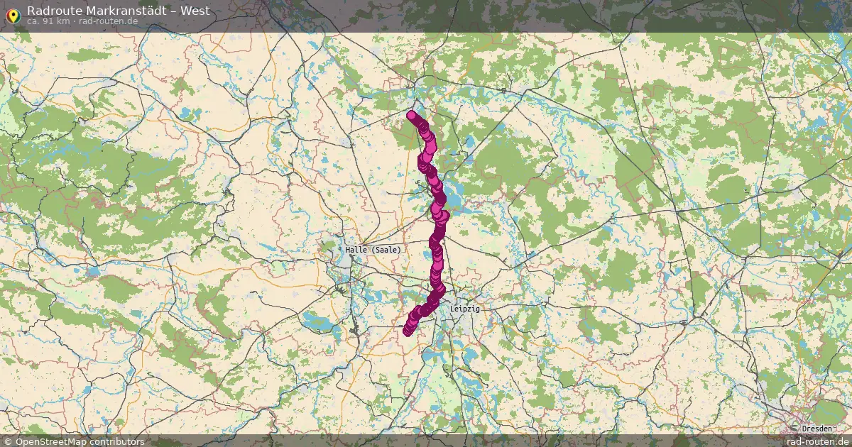Radtour Markranstädt – West