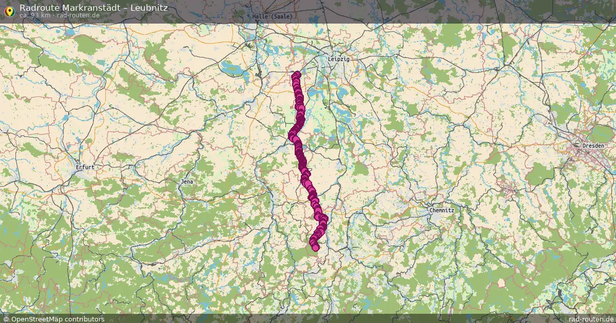 Radtour Markranstädt – Leubnitz