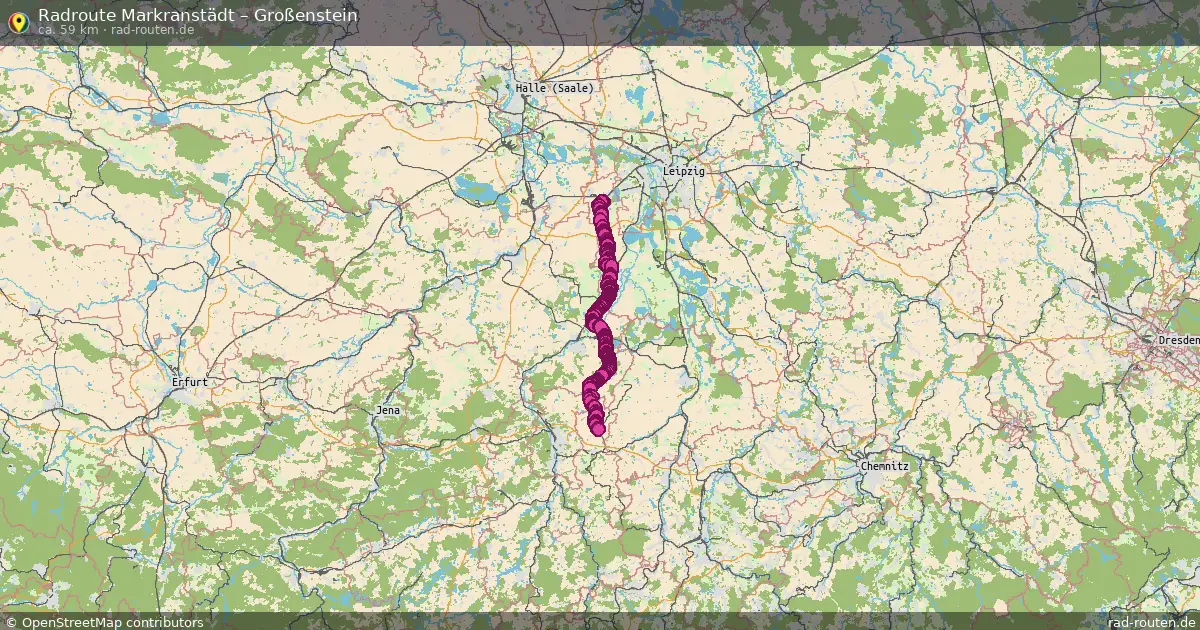 Radtour Markranstädt – Großenstein