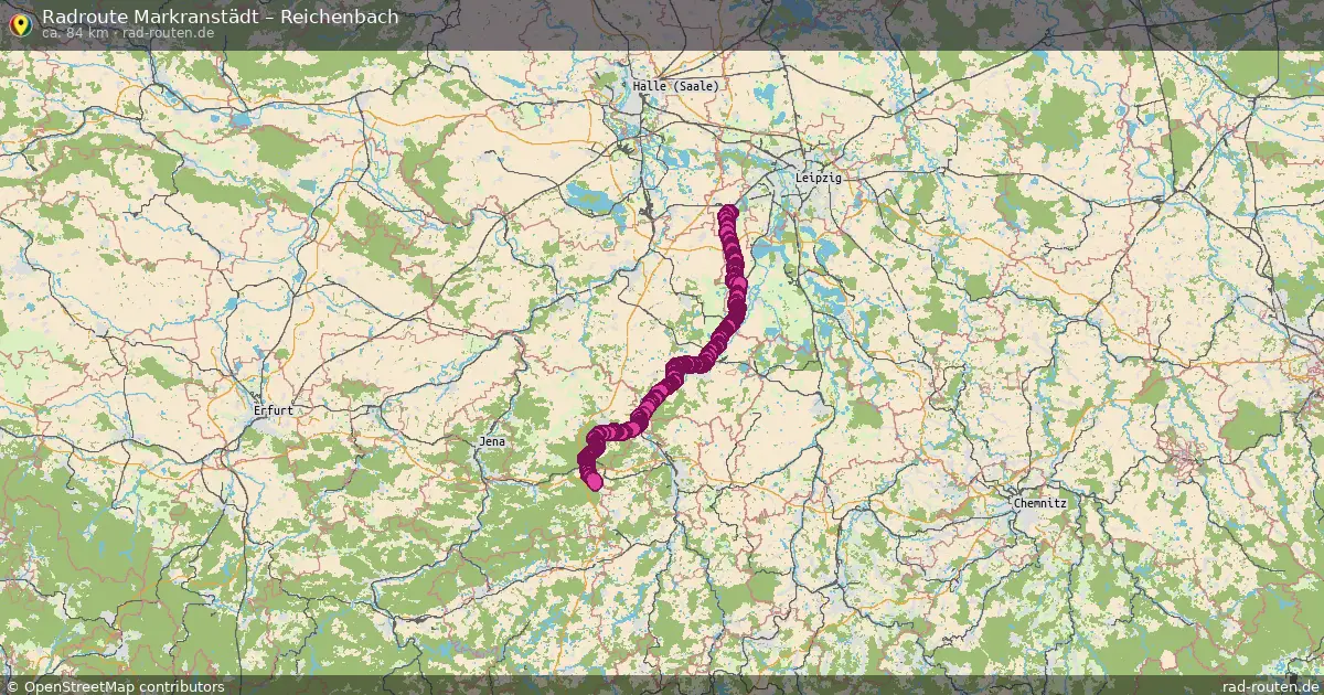 Radtour Markranstädt – Reichenbach