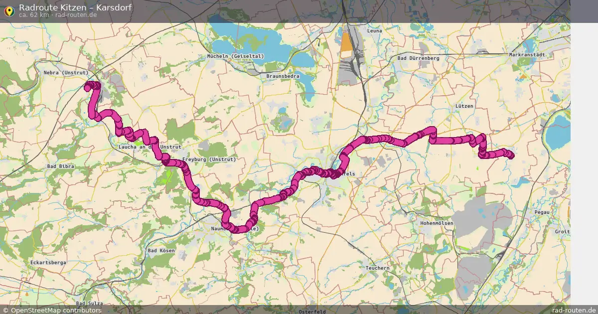 Radtour Kitzen – Karsdorf