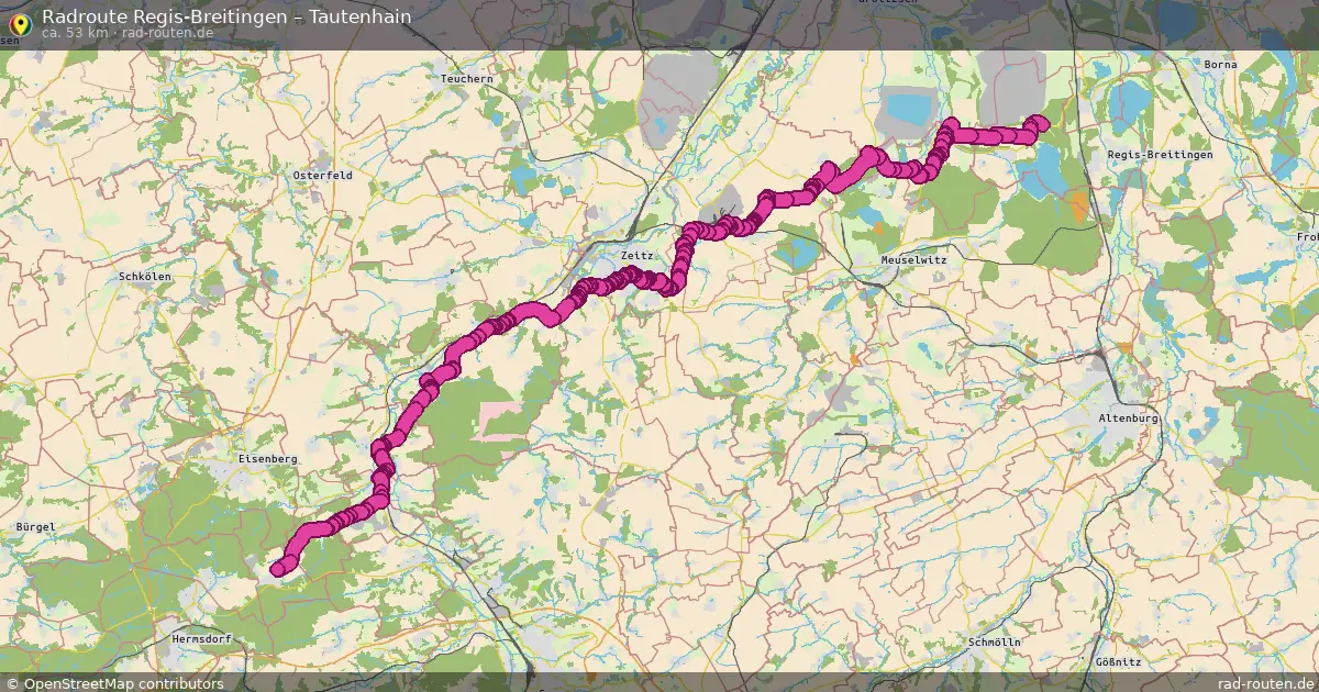 Radtour Regis-Breitingen – Tautenhain