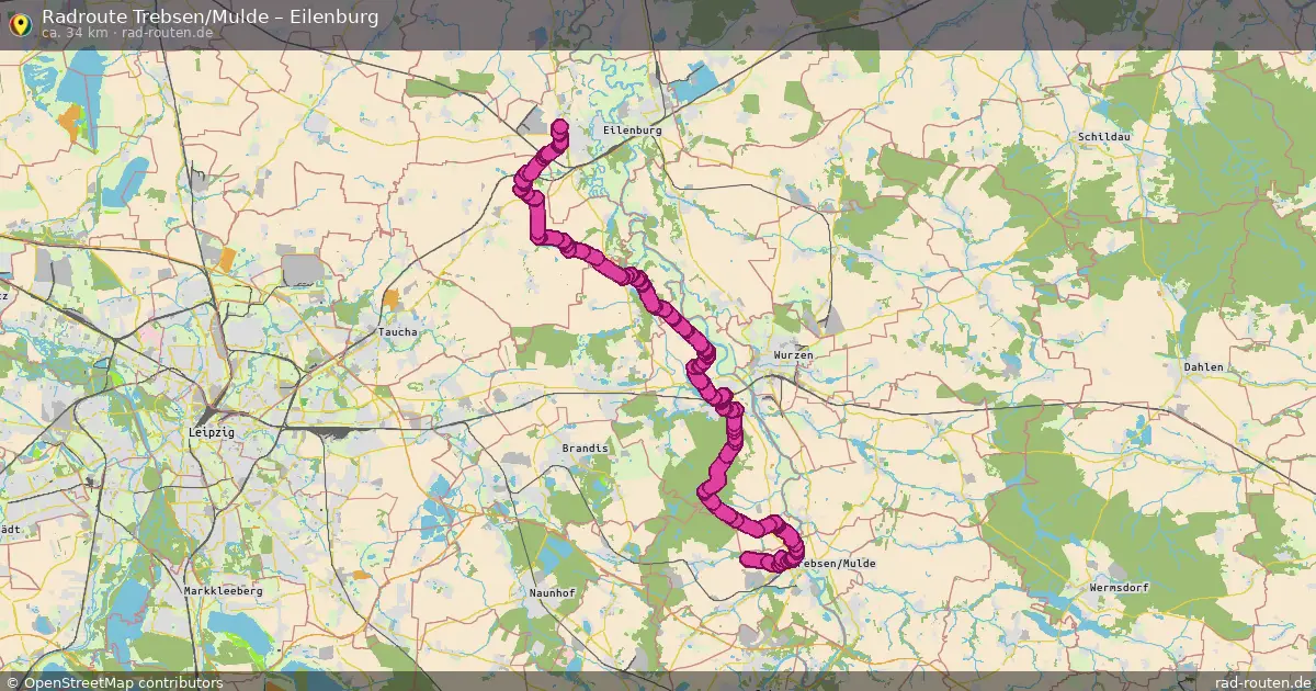 Radtour Trebsen Mulde – Eilenburg