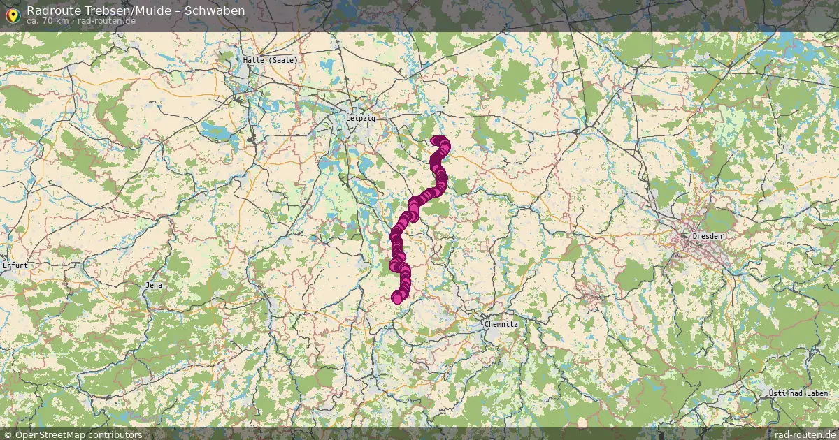 Radtour Trebsen Mulde – Schwaben