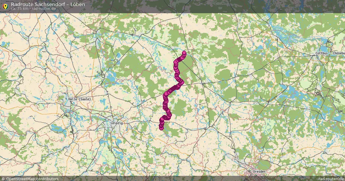 Radtour Sachsendorf – Löben
