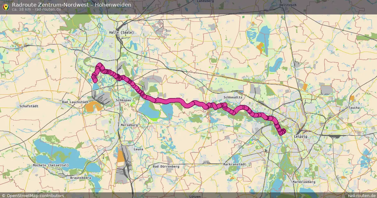Radtour Zentrum-Nordwest – Hohenweiden