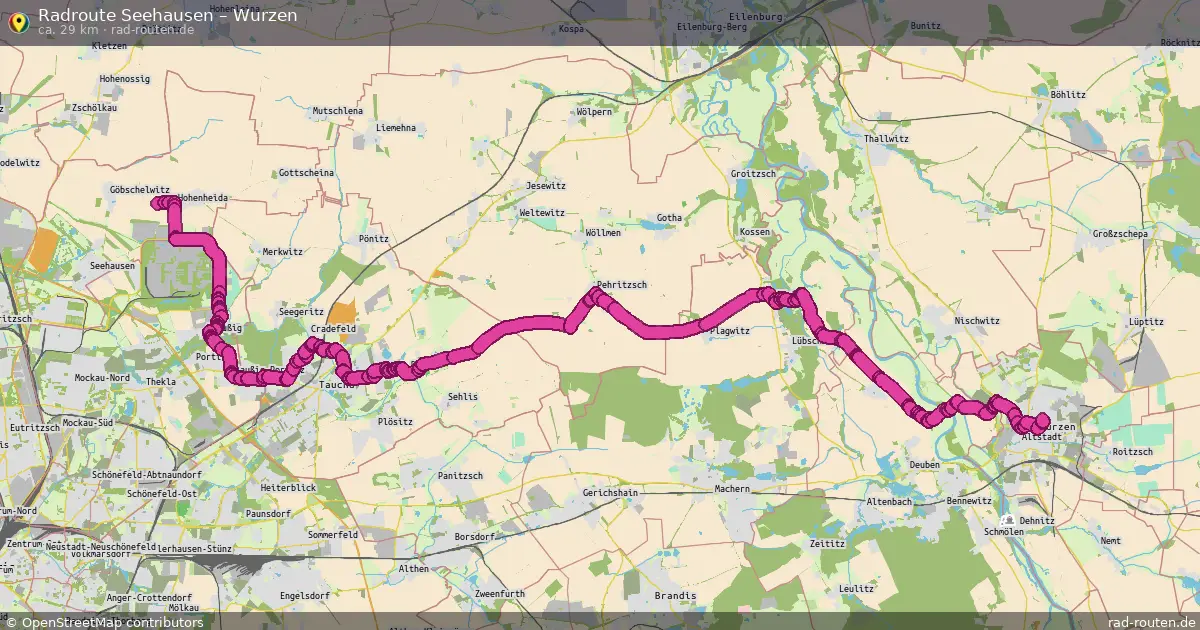 Radtour Seehausen – Wurzen