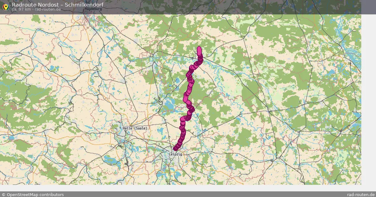 Fahrradroute Nordost – Schmilkendorf