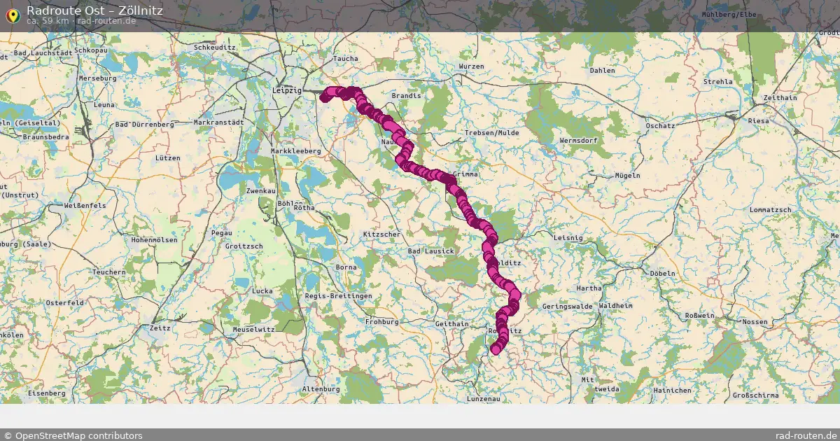 Radtour Ost – Zöllnitz