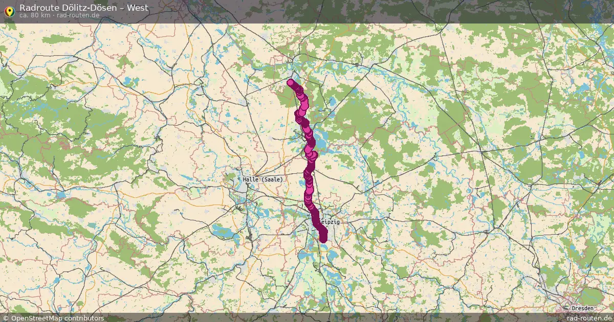 Radtour Dölitz-Dösen – West