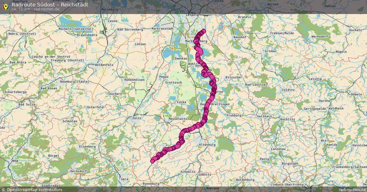 Radtour Südost – Reichstädt