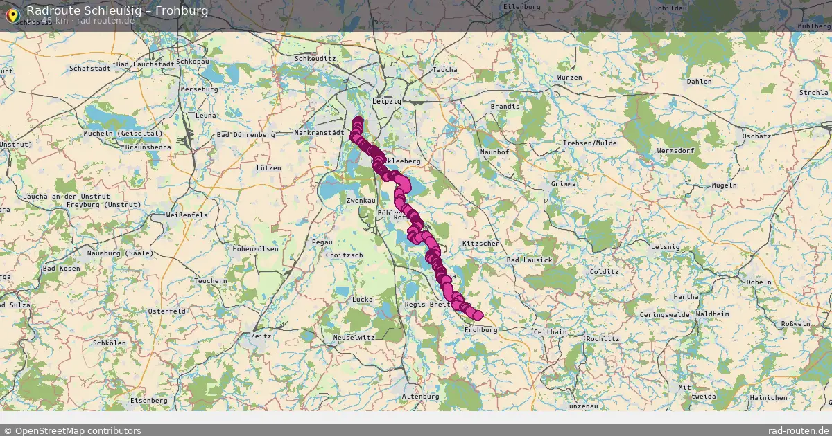 Radtour Schleußig – Frohburg