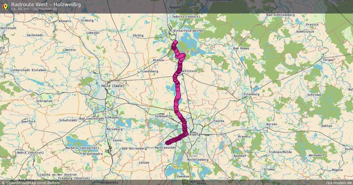 Radtour West – Holzweißig