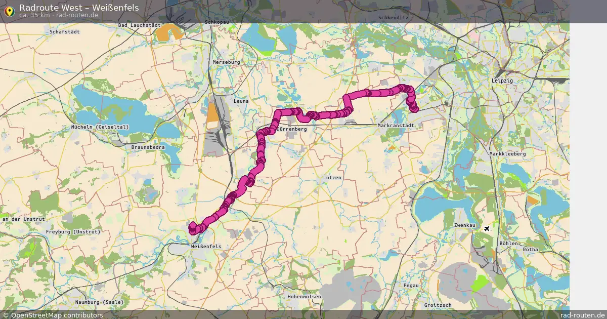 Radtour West – Weißenfels
