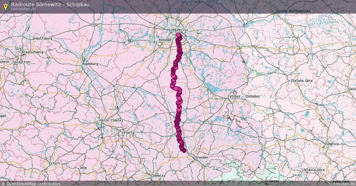 Radtour Sörnewitz – Schipkau